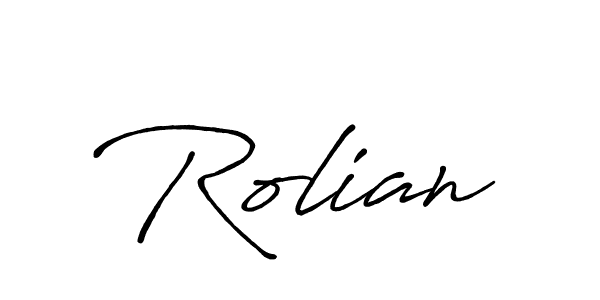 Also You can easily find your signature by using the search form. We will create Rolian name handwritten signature images for you free of cost using Antro_Vectra_Bolder sign style. Rolian signature style 7 images and pictures png