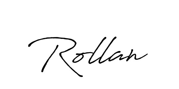 Antro_Vectra_Bolder is a professional signature style that is perfect for those who want to add a touch of class to their signature. It is also a great choice for those who want to make their signature more unique. Get Rollan name to fancy signature for free. Rollan signature style 7 images and pictures png