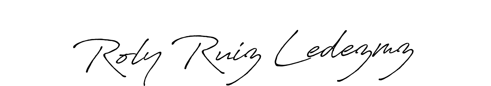 This is the best signature style for the Roly Ruiz Ledezmz name. Also you like these signature font (Antro_Vectra_Bolder). Mix name signature. Roly Ruiz Ledezmz signature style 7 images and pictures png