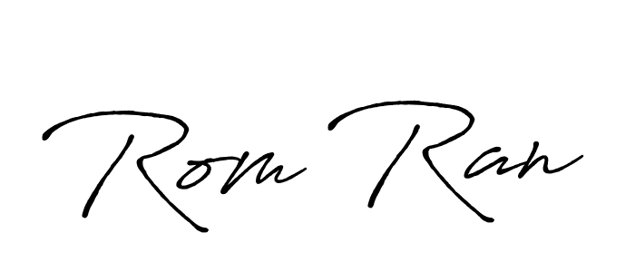 Make a beautiful signature design for name Rom Ran. Use this online signature maker to create a handwritten signature for free. Rom Ran signature style 7 images and pictures png