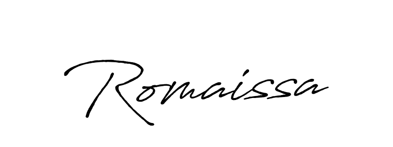 Make a short Romaissa signature style. Manage your documents anywhere anytime using Antro_Vectra_Bolder. Create and add eSignatures, submit forms, share and send files easily. Romaissa signature style 7 images and pictures png