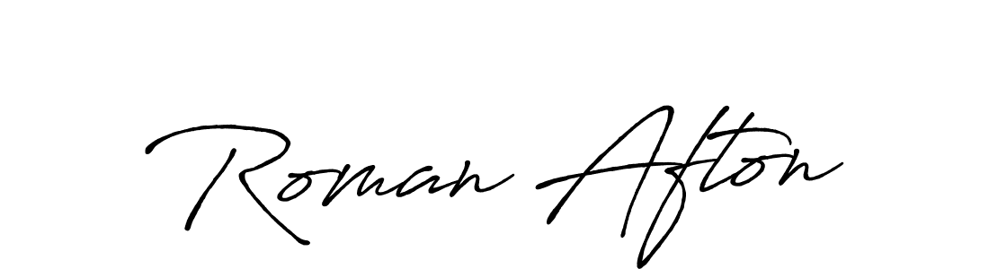 You should practise on your own different ways (Antro_Vectra_Bolder) to write your name (Roman Afton) in signature. don't let someone else do it for you. Roman Afton signature style 7 images and pictures png