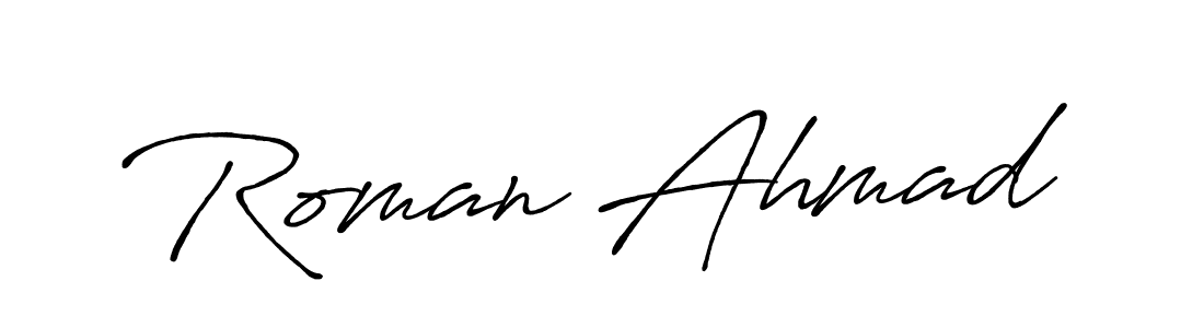 Check out images of Autograph of Roman Ahmad name. Actor Roman Ahmad Signature Style. Antro_Vectra_Bolder is a professional sign style online. Roman Ahmad signature style 7 images and pictures png