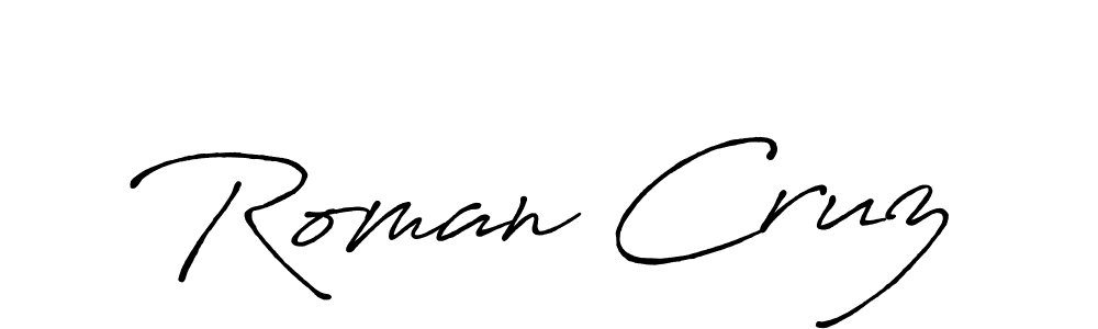 You should practise on your own different ways (Antro_Vectra_Bolder) to write your name (Roman Cruz) in signature. don't let someone else do it for you. Roman Cruz signature style 7 images and pictures png