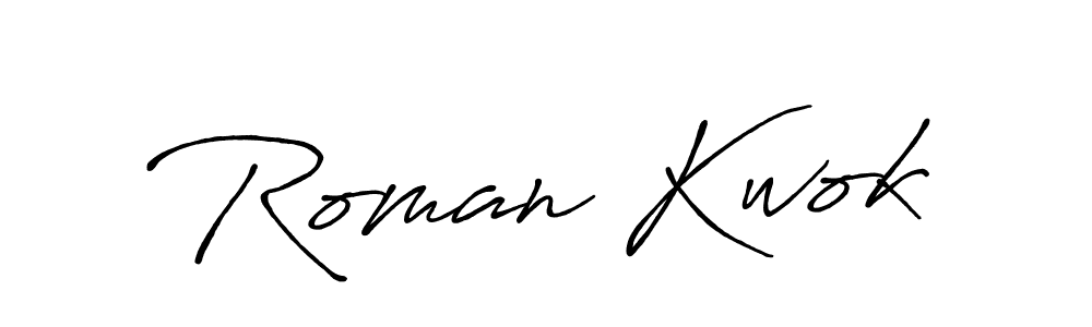 if you are searching for the best signature style for your name Roman Kwok. so please give up your signature search. here we have designed multiple signature styles  using Antro_Vectra_Bolder. Roman Kwok signature style 7 images and pictures png