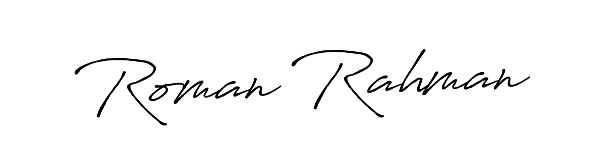 How to Draw Roman Rahman signature style? Antro_Vectra_Bolder is a latest design signature styles for name Roman Rahman. Roman Rahman signature style 7 images and pictures png