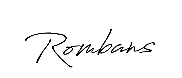if you are searching for the best signature style for your name Rombans. so please give up your signature search. here we have designed multiple signature styles  using Antro_Vectra_Bolder. Rombans signature style 7 images and pictures png
