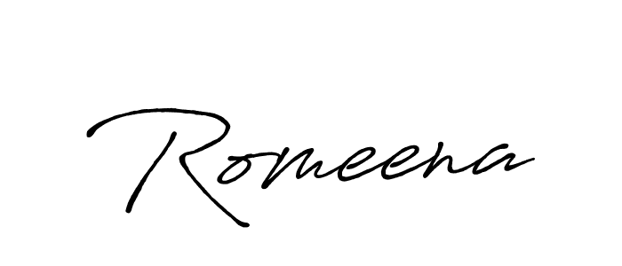 Antro_Vectra_Bolder is a professional signature style that is perfect for those who want to add a touch of class to their signature. It is also a great choice for those who want to make their signature more unique. Get Romeena name to fancy signature for free. Romeena signature style 7 images and pictures png