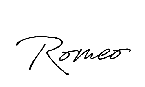 You should practise on your own different ways (Antro_Vectra_Bolder) to write your name (Romeo) in signature. don't let someone else do it for you. Romeo signature style 7 images and pictures png