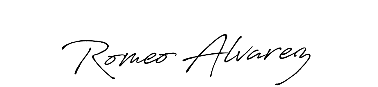 Make a beautiful signature design for name Romeo Alvarez. Use this online signature maker to create a handwritten signature for free. Romeo Alvarez signature style 7 images and pictures png