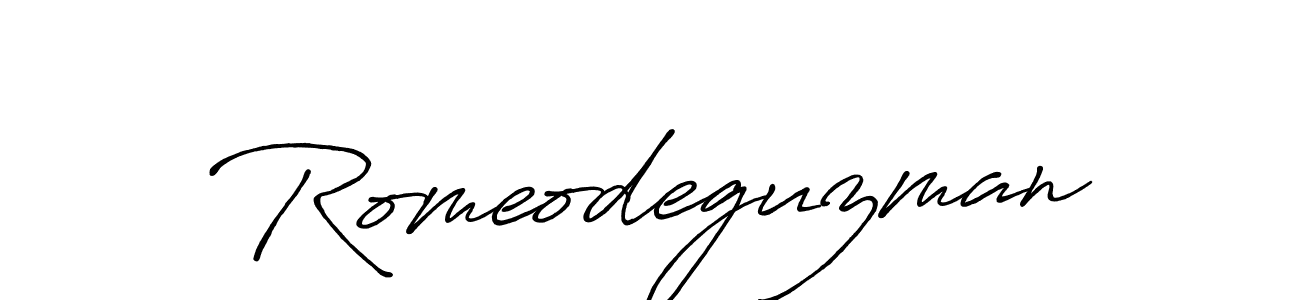 Make a beautiful signature design for name Romeodeguzman. Use this online signature maker to create a handwritten signature for free. Romeodeguzman signature style 7 images and pictures png