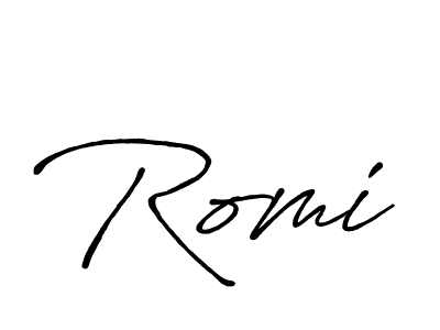 Make a short Romi signature style. Manage your documents anywhere anytime using Antro_Vectra_Bolder. Create and add eSignatures, submit forms, share and send files easily. Romi signature style 7 images and pictures png