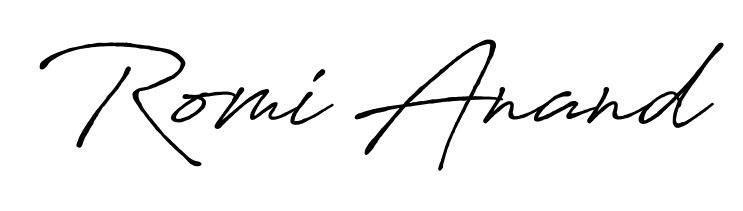The Antro_Vectra_Bolder signature style provides a bold statement for name Romi Anand. Designed for business owners, executives, and leaders. Romi Anand signature style 7 images and pictures png