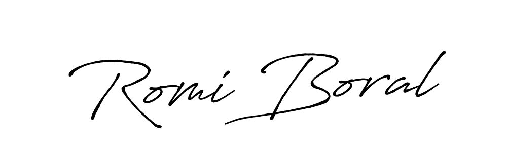 Check out images of Autograph of Romi Boral name. Actor Romi Boral Signature Style. Antro_Vectra_Bolder is a professional sign style online. Romi Boral signature style 7 images and pictures png