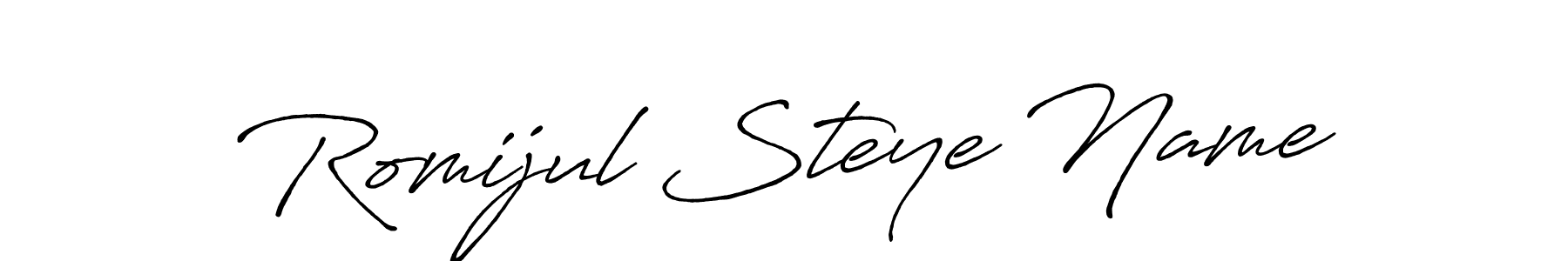 Check out images of Autograph of Romijul Steye Name name. Actor Romijul Steye Name Signature Style. Antro_Vectra_Bolder is a professional sign style online. Romijul Steye Name signature style 7 images and pictures png