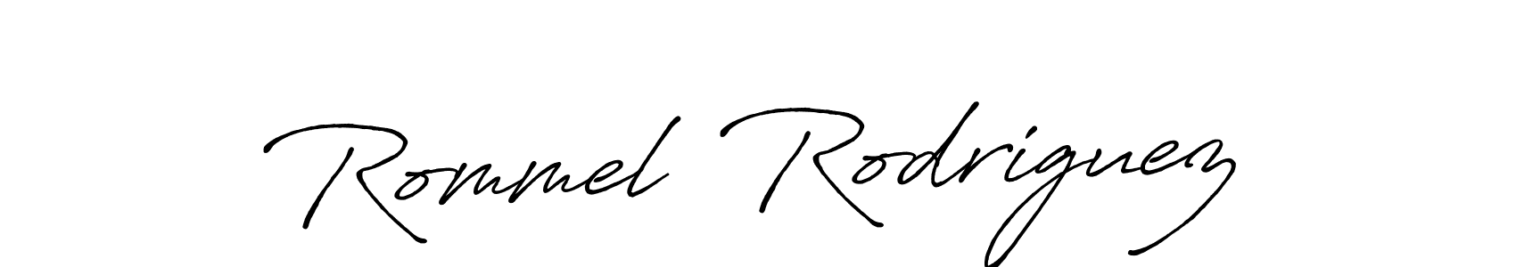 Best and Professional Signature Style for Rommel  Rodriguez. Antro_Vectra_Bolder Best Signature Style Collection. Rommel  Rodriguez signature style 7 images and pictures png