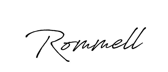 Once you've used our free online signature maker to create your best signature Antro_Vectra_Bolder style, it's time to enjoy all of the benefits that Rommell name signing documents. Rommell signature style 7 images and pictures png