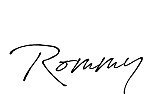 Antro_Vectra_Bolder is a professional signature style that is perfect for those who want to add a touch of class to their signature. It is also a great choice for those who want to make their signature more unique. Get Rommy name to fancy signature for free. Rommy signature style 7 images and pictures png