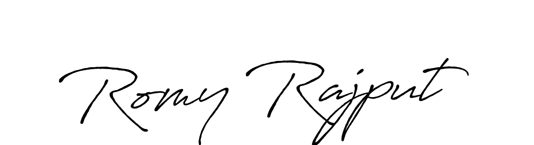 Once you've used our free online signature maker to create your best signature Antro_Vectra_Bolder style, it's time to enjoy all of the benefits that Romy Rajput name signing documents. Romy Rajput signature style 7 images and pictures png