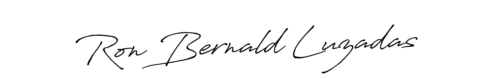 Also You can easily find your signature by using the search form. We will create Ron Bernald Luzadas name handwritten signature images for you free of cost using Antro_Vectra_Bolder sign style. Ron Bernald Luzadas signature style 7 images and pictures png