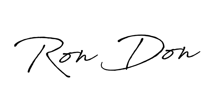 Make a beautiful signature design for name Ron Don. Use this online signature maker to create a handwritten signature for free. Ron Don signature style 7 images and pictures png