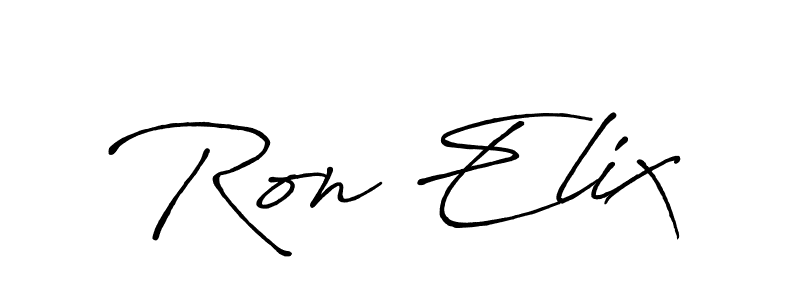 How to make Ron Elix signature? Antro_Vectra_Bolder is a professional autograph style. Create handwritten signature for Ron Elix name. Ron Elix signature style 7 images and pictures png