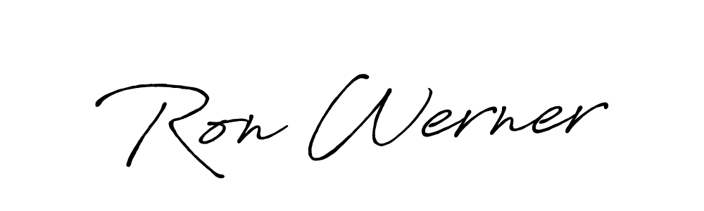 Make a short Ron Werner signature style. Manage your documents anywhere anytime using Antro_Vectra_Bolder. Create and add eSignatures, submit forms, share and send files easily. Ron Werner signature style 7 images and pictures png