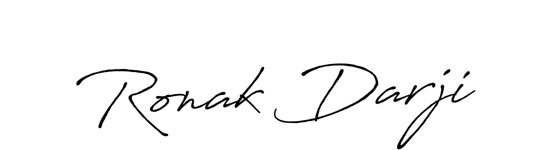 Also we have Ronak Darji name is the best signature style. Create professional handwritten signature collection using Antro_Vectra_Bolder autograph style. Ronak Darji signature style 7 images and pictures png