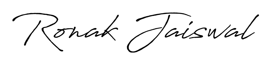 Discover the perfect balance of readability and style for Ronak Jaiswal with Antro_Vectra_Bolder font. Create your dream signature today. Ronak Jaiswal signature style 7 images and pictures png