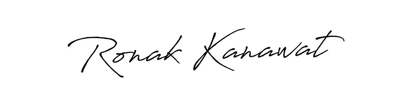 Similarly Antro_Vectra_Bolder is the best handwritten signature design. Signature creator online .You can use it as an online autograph creator for name Ronak Kanawat. Ronak Kanawat signature style 7 images and pictures png