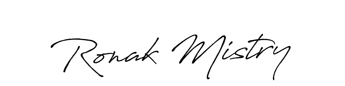 Make a beautiful signature design for name Ronak Mistry. Use this online signature maker to create a handwritten signature for free. Ronak Mistry signature style 7 images and pictures png