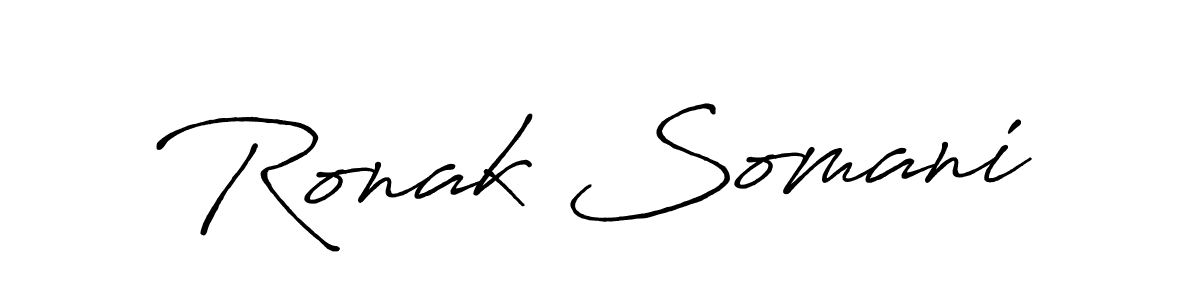 This is the best signature style for the Ronak Somani name. Also you like these signature font (Antro_Vectra_Bolder). Mix name signature. Ronak Somani signature style 7 images and pictures png