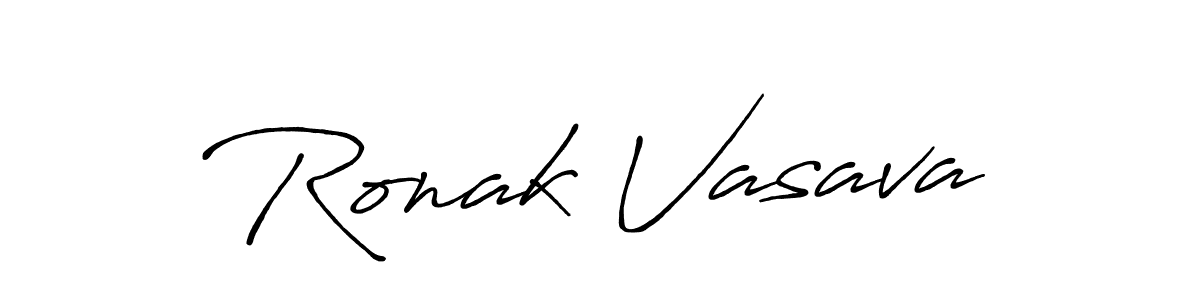 This is the best signature style for the Ronak Vasava name. Also you like these signature font (Antro_Vectra_Bolder). Mix name signature. Ronak Vasava signature style 7 images and pictures png