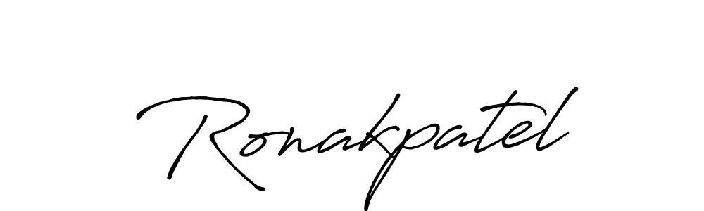 Make a short Ronakpatel signature style. Manage your documents anywhere anytime using Antro_Vectra_Bolder. Create and add eSignatures, submit forms, share and send files easily. Ronakpatel signature style 7 images and pictures png