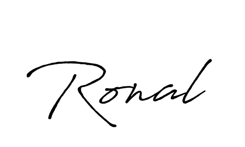 It looks lik you need a new signature style for name Ronal. Design unique handwritten (Antro_Vectra_Bolder) signature with our free signature maker in just a few clicks. Ronal signature style 7 images and pictures png