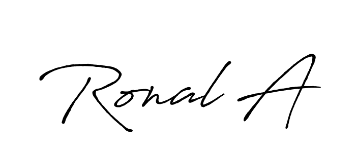 See photos of Ronal A official signature by Spectra . Check more albums & portfolios. Read reviews & check more about Antro_Vectra_Bolder font. Ronal A signature style 7 images and pictures png