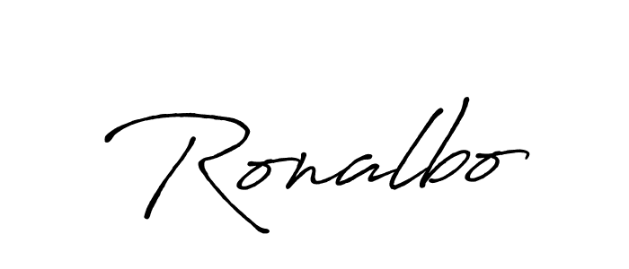 Design your own signature with our free online signature maker. With this signature software, you can create a handwritten (Antro_Vectra_Bolder) signature for name Ronalbo. Ronalbo signature style 7 images and pictures png
