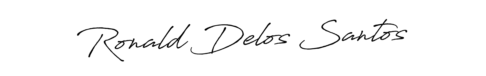 Make a short Ronald Delos Santos signature style. Manage your documents anywhere anytime using Antro_Vectra_Bolder. Create and add eSignatures, submit forms, share and send files easily. Ronald Delos Santos signature style 7 images and pictures png