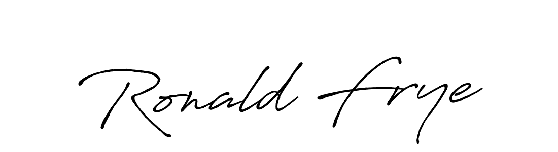 Use a signature maker to create a handwritten signature online. With this signature software, you can design (Antro_Vectra_Bolder) your own signature for name Ronald Frye. Ronald Frye signature style 7 images and pictures png