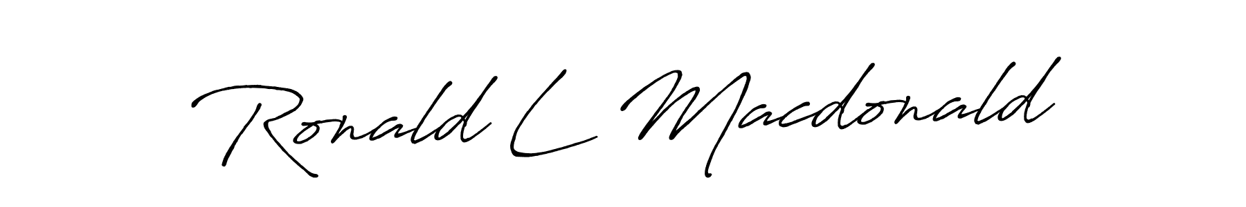 Similarly Antro_Vectra_Bolder is the best handwritten signature design. Signature creator online .You can use it as an online autograph creator for name Ronald L Macdonald. Ronald L Macdonald signature style 7 images and pictures png
