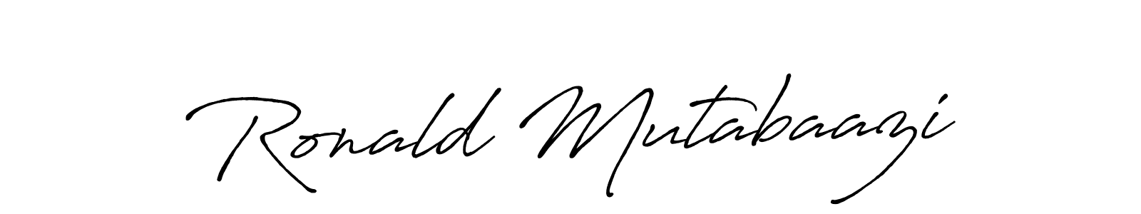 Make a short Ronald Mutabaazi signature style. Manage your documents anywhere anytime using Antro_Vectra_Bolder. Create and add eSignatures, submit forms, share and send files easily. Ronald Mutabaazi signature style 7 images and pictures png