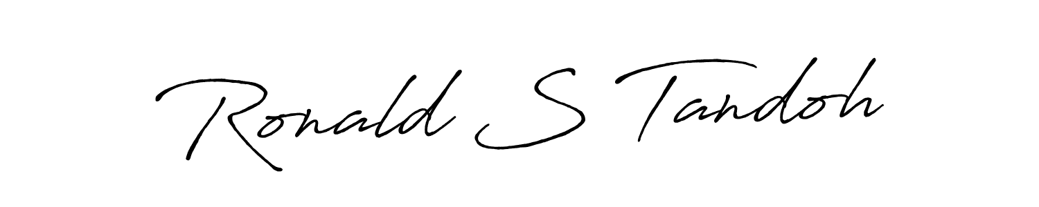 Antro_Vectra_Bolder is a professional signature style that is perfect for those who want to add a touch of class to their signature. It is also a great choice for those who want to make their signature more unique. Get Ronald S Tandoh name to fancy signature for free. Ronald S Tandoh signature style 7 images and pictures png