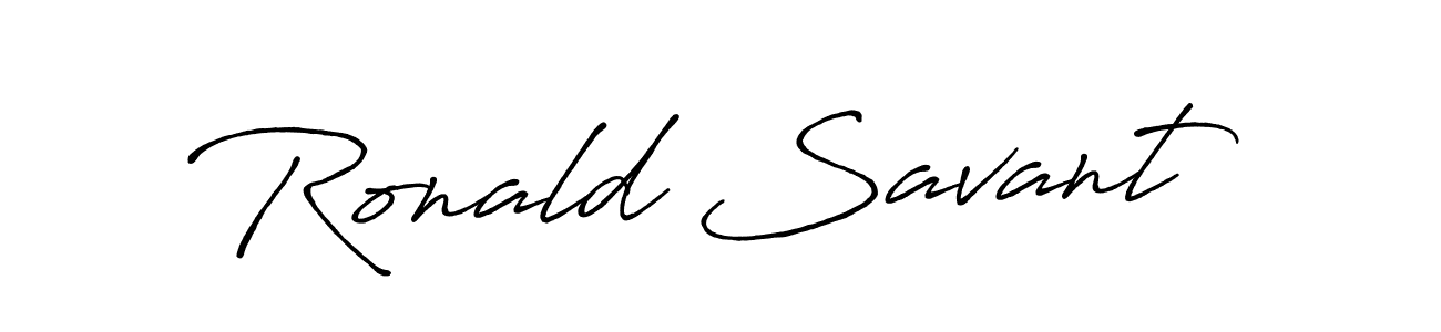 Once you've used our free online signature maker to create your best signature Antro_Vectra_Bolder style, it's time to enjoy all of the benefits that Ronald Savant name signing documents. Ronald Savant signature style 7 images and pictures png