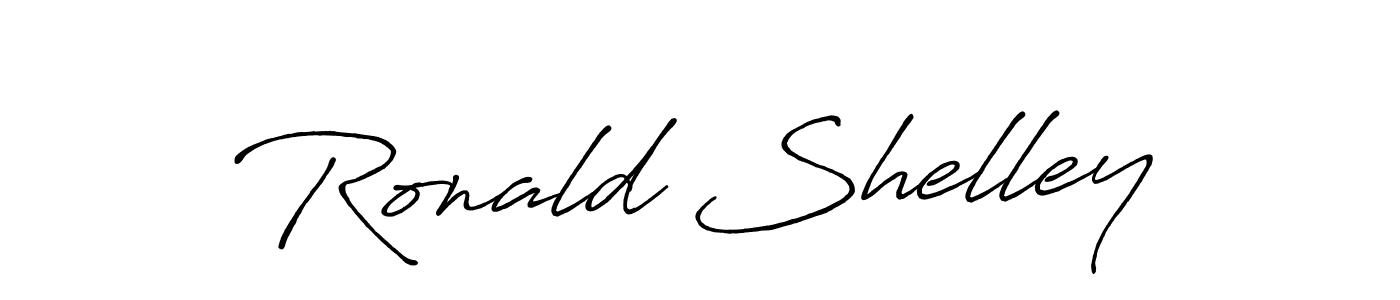 You should practise on your own different ways (Antro_Vectra_Bolder) to write your name (Ronald Shelley) in signature. don't let someone else do it for you. Ronald Shelley signature style 7 images and pictures png