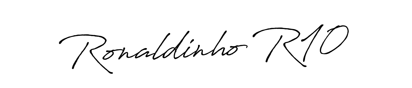How to Draw Ronaldinho R10 signature style? Antro_Vectra_Bolder is a latest design signature styles for name Ronaldinho R10. Ronaldinho R10 signature style 7 images and pictures png