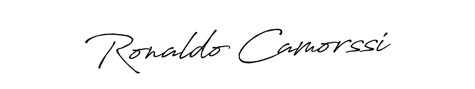 Similarly Antro_Vectra_Bolder is the best handwritten signature design. Signature creator online .You can use it as an online autograph creator for name Ronaldo Camorssi. Ronaldo Camorssi signature style 7 images and pictures png