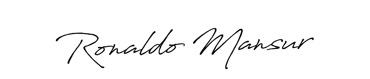This is the best signature style for the Ronaldo Mansur name. Also you like these signature font (Antro_Vectra_Bolder). Mix name signature. Ronaldo Mansur signature style 7 images and pictures png