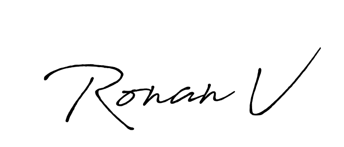 You can use this online signature creator to create a handwritten signature for the name Ronan V. This is the best online autograph maker. Ronan V signature style 7 images and pictures png