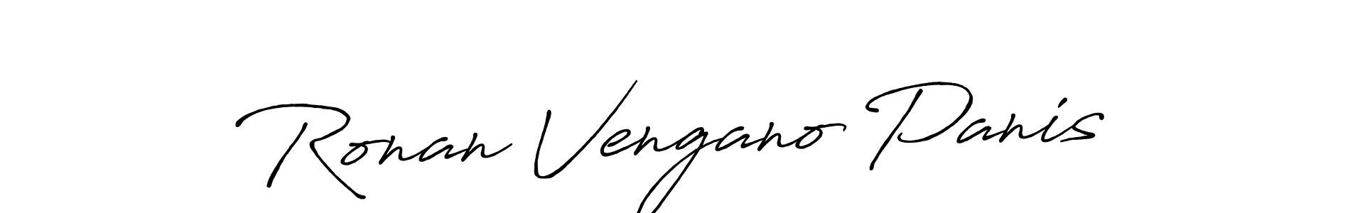 Make a beautiful signature design for name Ronan Vengano Panis. With this signature (Antro_Vectra_Bolder) style, you can create a handwritten signature for free. Ronan Vengano Panis signature style 7 images and pictures png