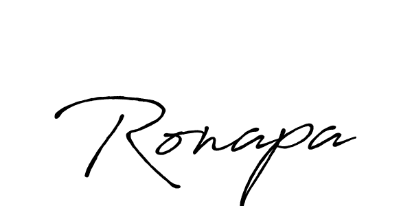 Use a signature maker to create a handwritten signature online. With this signature software, you can design (Antro_Vectra_Bolder) your own signature for name Ronapa. Ronapa signature style 7 images and pictures png